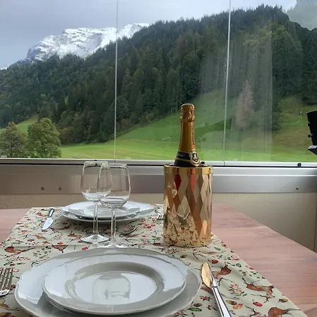 Fantastic View In Front Of Slopes! Apartamento Engelberg